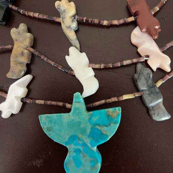 Native American Fetish Necklace - Picture 2 of 4